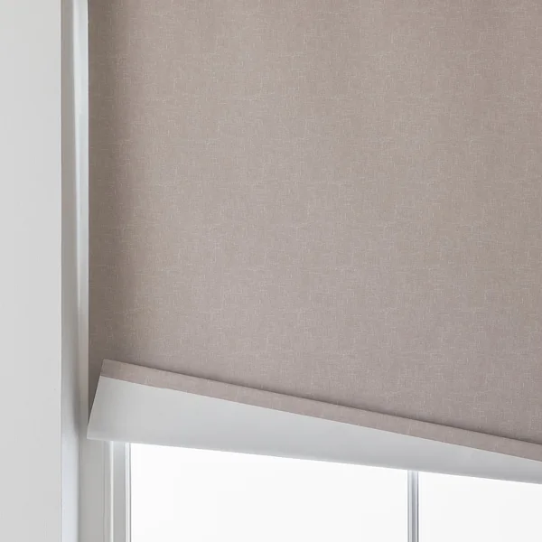 Habitat Textured Blackout Taupe Roller Blind - 90cm