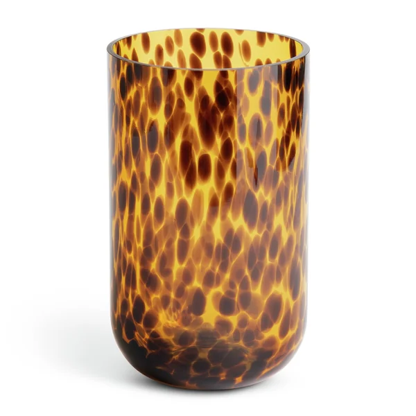 Habitat Tortoiseshell Glass Vase
