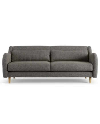 Habitat Turnmill Fabric 3 Seater Sofa - Charcoal - Ash Leg