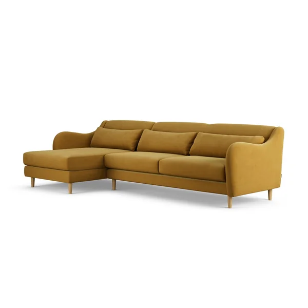 Habitat Turnmill Left Hand Corner Sofa - Gold