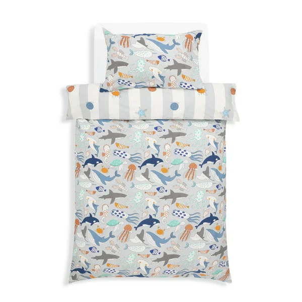 Habitat Under The Sea Printed Kids Bedding Set - Toddler