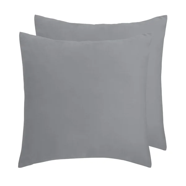 Habitat Velvet Cushion Cover-2 Pack- Slate - 43x43cm