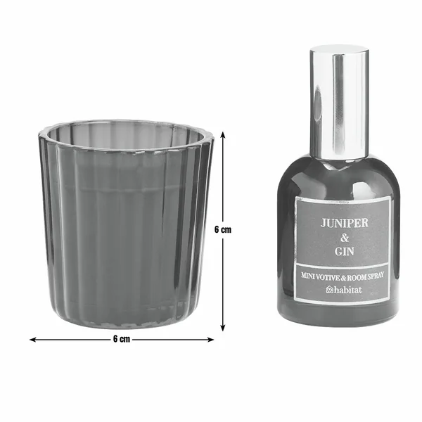 Habitat Votive Candle & Room Spray - Juniper & Gin