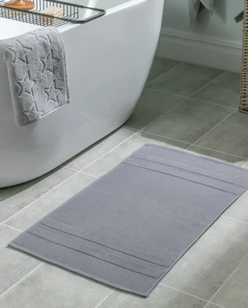 Habitat Waffle Bath Mat - Charcoal