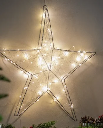 Habitat Warm White Star Shaped Christmas Light