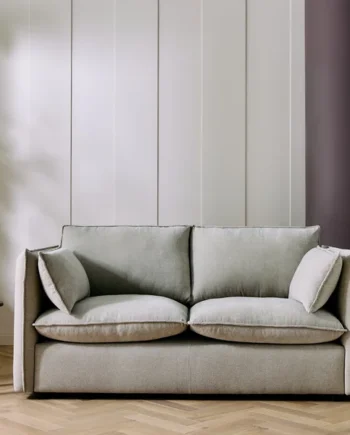 Habitat Willow Fabric 2 Seater Sofa - Natural
