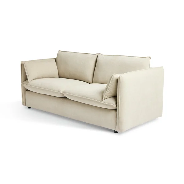 Habitat Willow Fabric 3 Seater Sofa - Natural