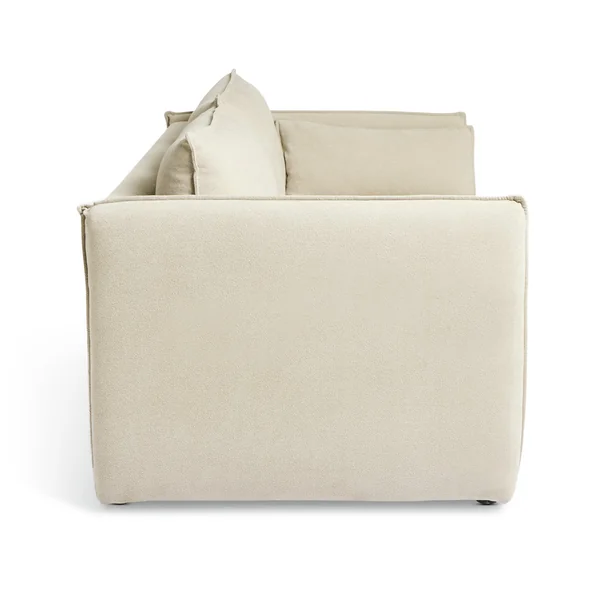 Habitat Willow Fabric 3 Seater Sofa - Natural