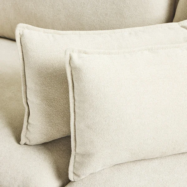 Habitat Willow Fabric 3 Seater Sofa - Natural