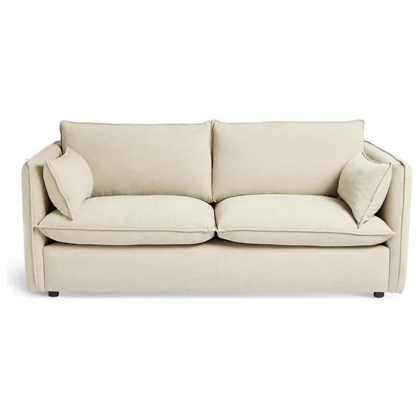 Habitat Willow Fabric 3 Seater Sofa - Natural