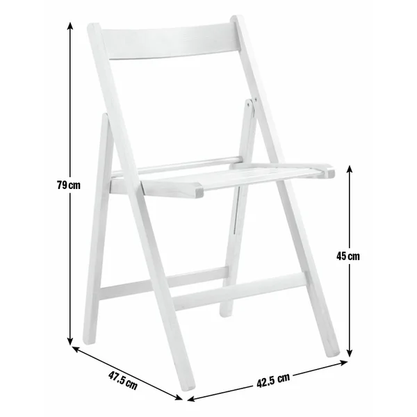 Habitat Wooden Folding Chair - Light Wood