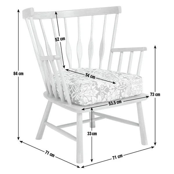 Habitat x Morris & Co. Canterbury Oak Armchair