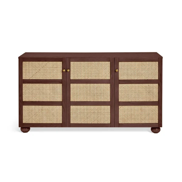 Habitat x Morris & Co. Perton 3 Door Walnut Sideboard