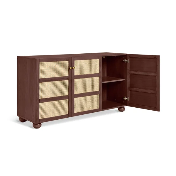 Habitat x Morris & Co. Perton 3 Door Walnut Sideboard