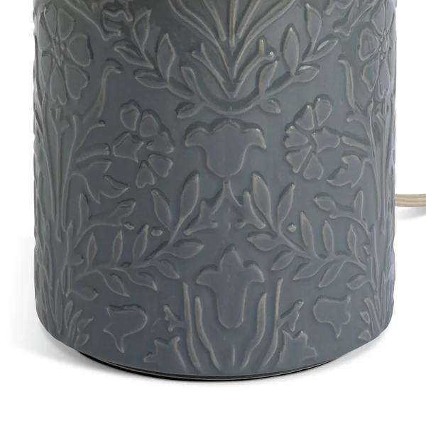 Habitat x Morris & Co. Strawberry Thief Blue Ceramic Lamp