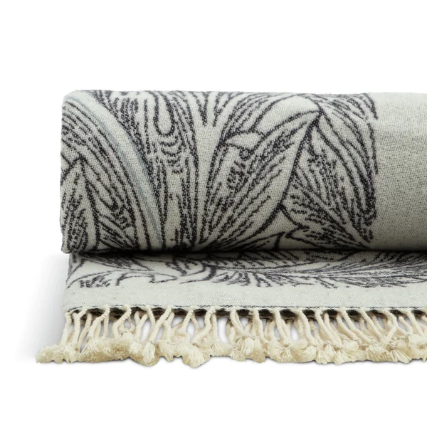 Habitat x Morris & Co. Tulip Toile Woven Throw - Navy