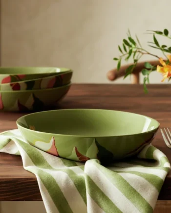 Habitat x Sanderson & National Trust Berries Pasta Bowls 4pk