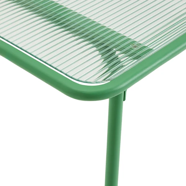 Habitat x Scion 4 Seater Metal Patio Set - Green