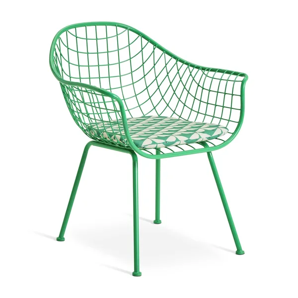 Habitat x Scion 4 Seater Metal Patio Set - Green