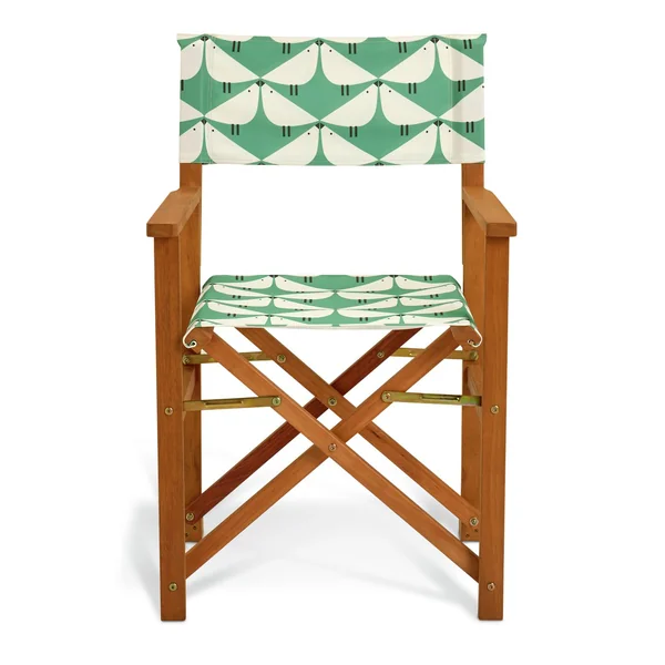 Habitat x Scion Folding Wooden Garden Director Chair - Lintu