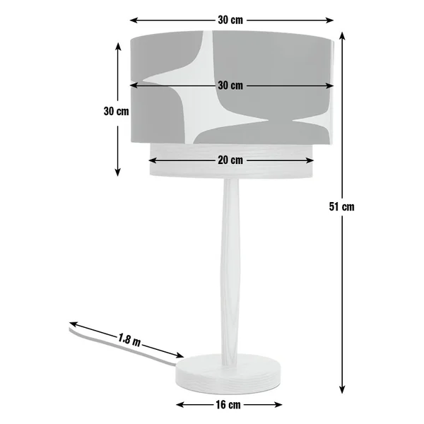 Habitat x Scion Lohko Table Lamp - Black