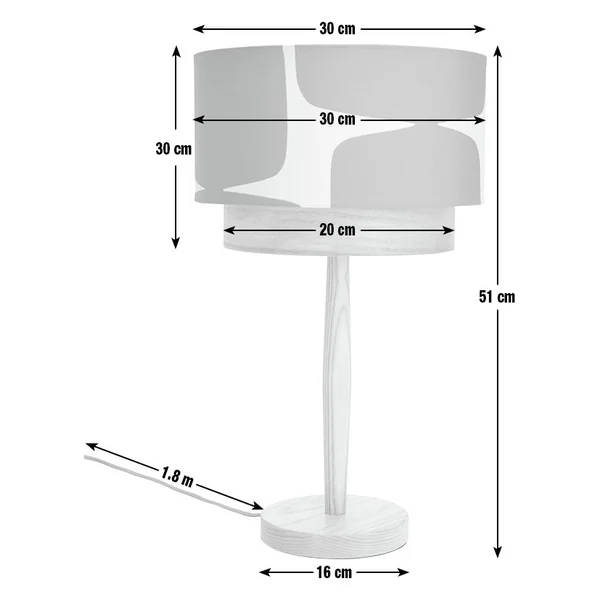 Habitat x Scion Lohko Table Lamp - Mustard