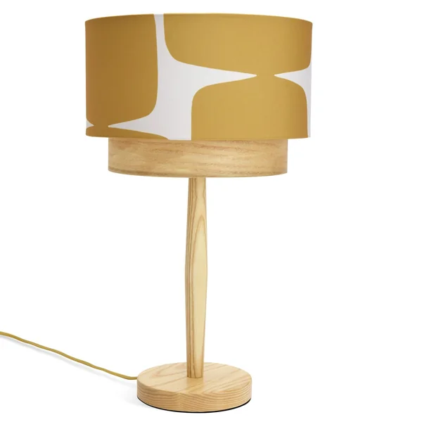 Habitat x Scion Lohko Table Lamp - Mustard