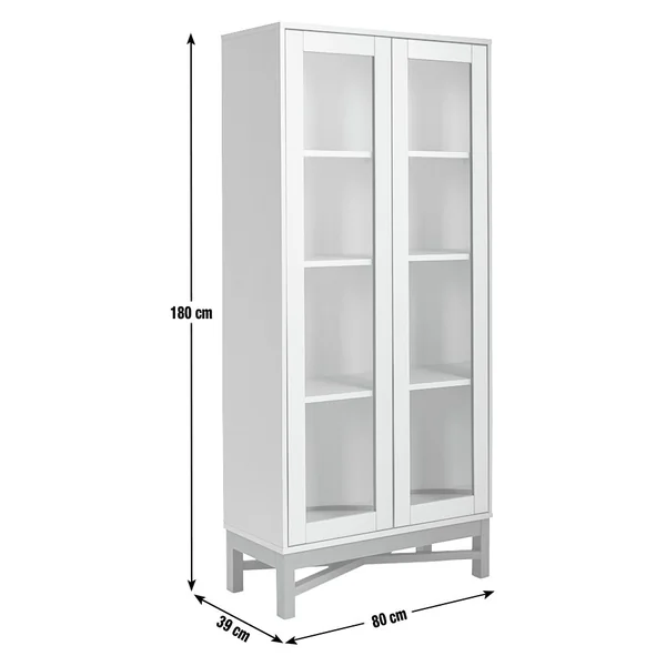 Habitat Zander Display Unit - White & Oak Effect
