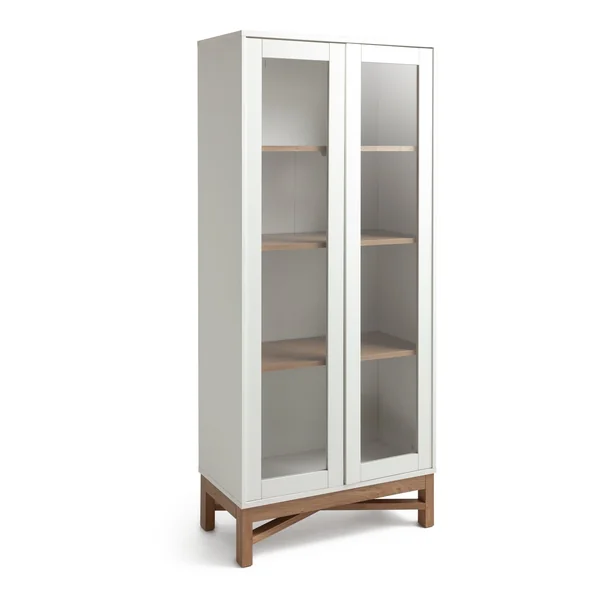 Habitat Zander Display Unit - White & Oak Effect