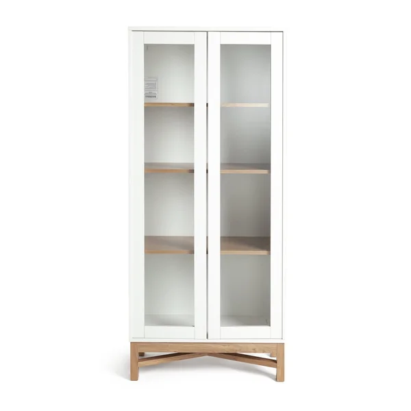 Habitat Zander Display Unit - White & Oak Effect