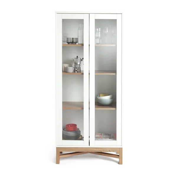 Habitat Zander Display Unit - White & Oak Effect