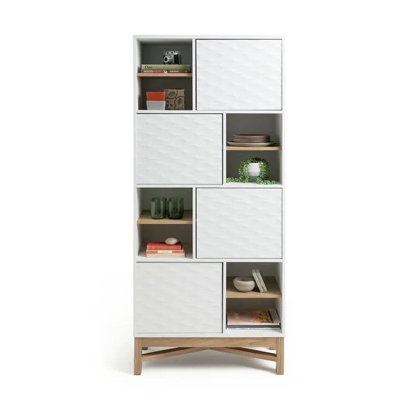 Habitat Zander Tall Shelving Unit - Two Tone