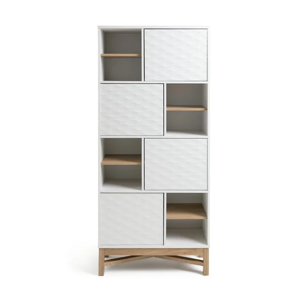 Habitat Zander Tall Shelving Unit - Two Tone