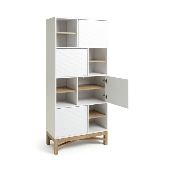 Habitat Zander Tall Shelving Unit - Two Tone