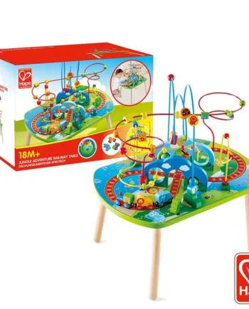Hape Jungle Adventure Railway Table - Model E3824 (18+ Months)