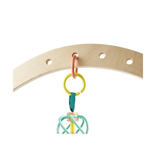 Hape Teether Baby Toy, Apple Grab Toy, Soft & Easy-to-Grip, Teething & Motor Skill Development, 3M+