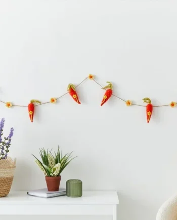 Happy Easter 1.8m Easter Felt Bunting - Carrot