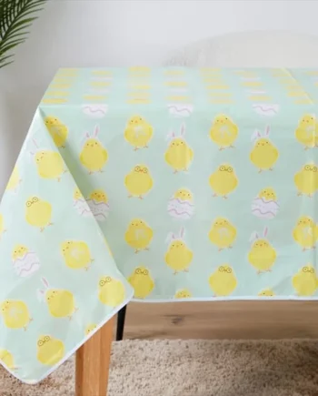 Happy Easter Wipe Clean Tablecloth - Chick
