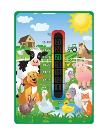Happy Family Farm Animals Baby Nursery & Room Safety Temperature Thermometer