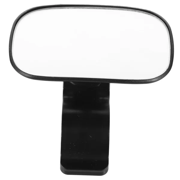 Happyyami Black Rear Facing Car Seat Mirror with Secure Clamp and Glass for Backseat Baby Monitoring Car Interior Accessory Ensuring Safe Driving for Parents