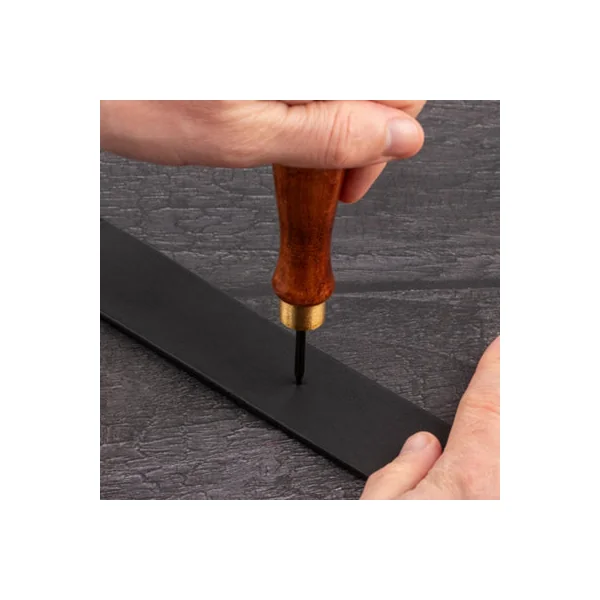 Hardys 3pc Bradawl Set - Square Point, Round Point, Chisel Point, Carbon Steel Heads and Wooden Handle - 5 inch (127mm)