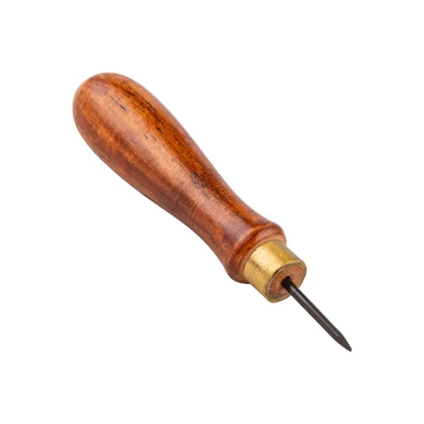 Hardys 3pc Bradawl Set - Square Point, Round Point, Chisel Point, Carbon Steel Heads and Wooden Handle - 5 inch (127mm)