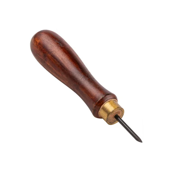 Hardys 3pc Bradawl Set - Square Point, Round Point, Chisel Point, Carbon Steel Heads and Wooden Handle - 5 inch (127mm)
