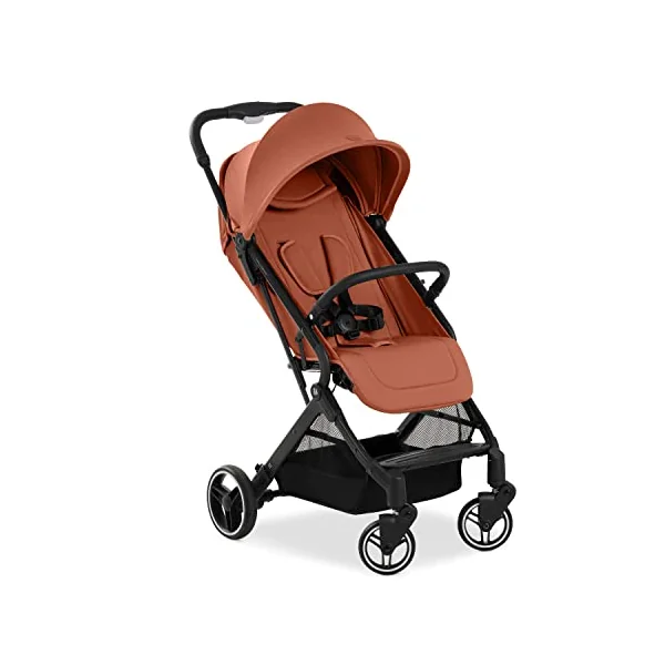 hauck Travel N Care Plus, Cork - Lightweight Travel Pushchair with Raincover, Head Cushion Suspension, Compact & Foldable, UPF 50+, Fully Reclining from Birth up to 22 kg