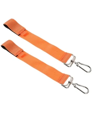 Healeved 2pcs Stroller Hooks for Wheelchairs Walkers Stroller Accessories Metal Clip with Scratch-Resistant Finish Secure Bag Holder for Diaper Bags Purses Grocery Shopping in Orange