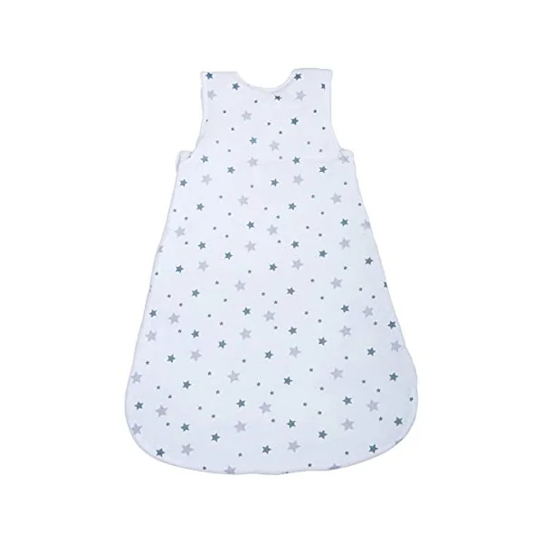 Herding Baby Best Baby-Sleeping Bag, Panda Motif, 70 cm, Allround Zipper and Snap Buttons, White