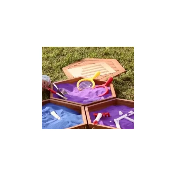 Hexagonal Outdoor Sorting Trays - Pk 8