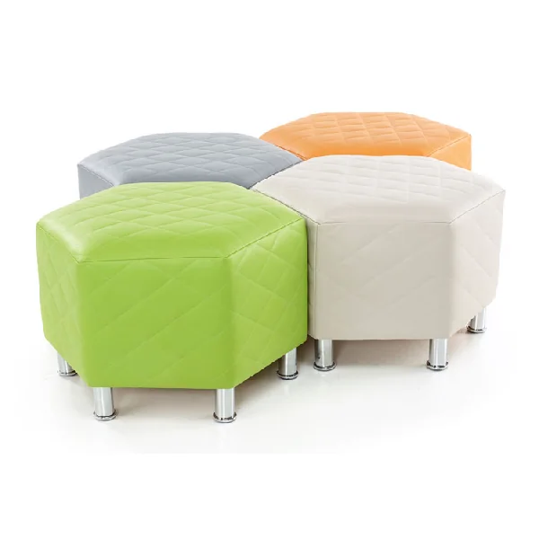 Hexagonal Quilted Seating - Set of 4