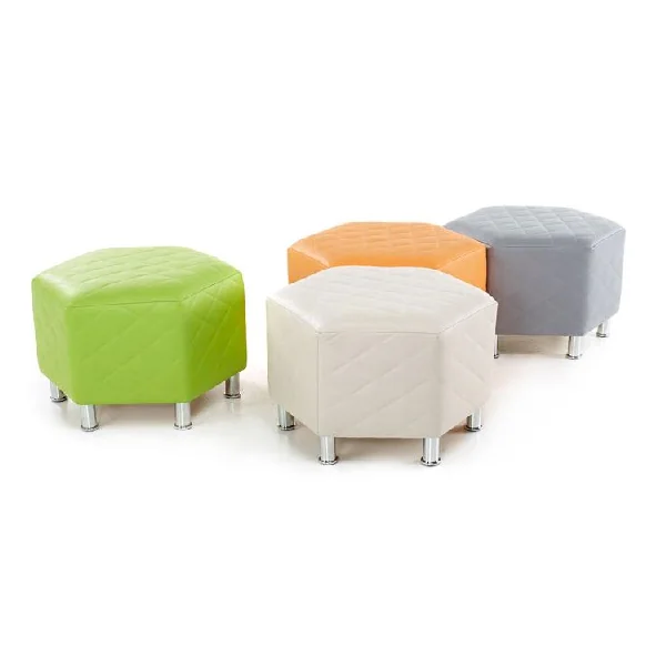 Hexagonal Quilted Seating - Set of 4
