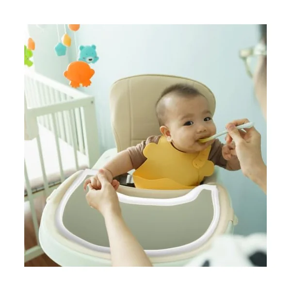 High Chair Mat For Tray | Silicone For Kids Table Cover | Foods Place Mat | Tray Placemat Wide Compatible, High Chair Placemat Accessories, Dishwasher Safe